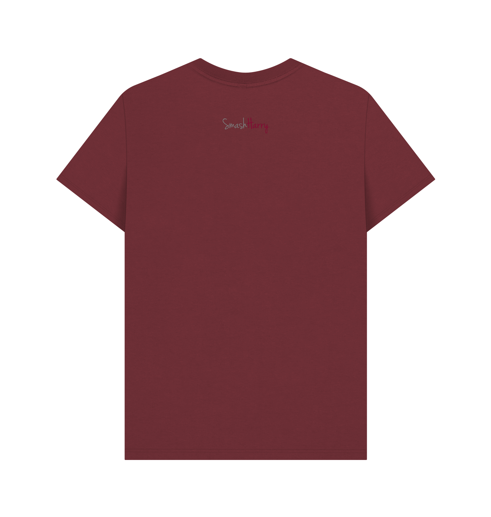 Red Wine Printed T-shirt Back