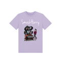 Soft Lilac Printed Kids T-Shirt Front