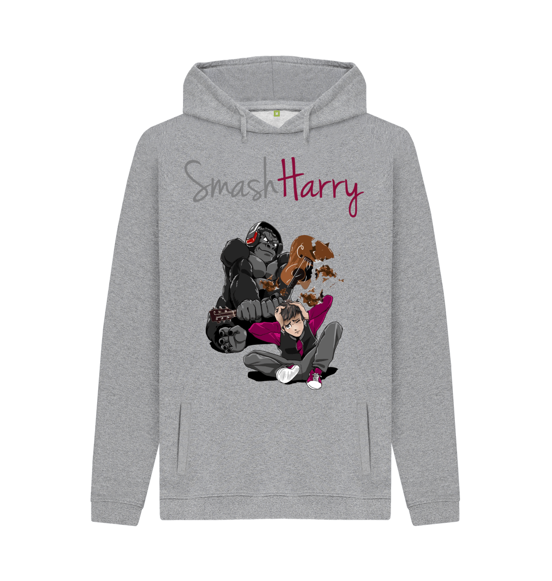Light Heather Printed Hoody Front