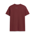 Red Wine Printed T-shirt Back