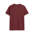 Red Wine Printed T-shirt Back