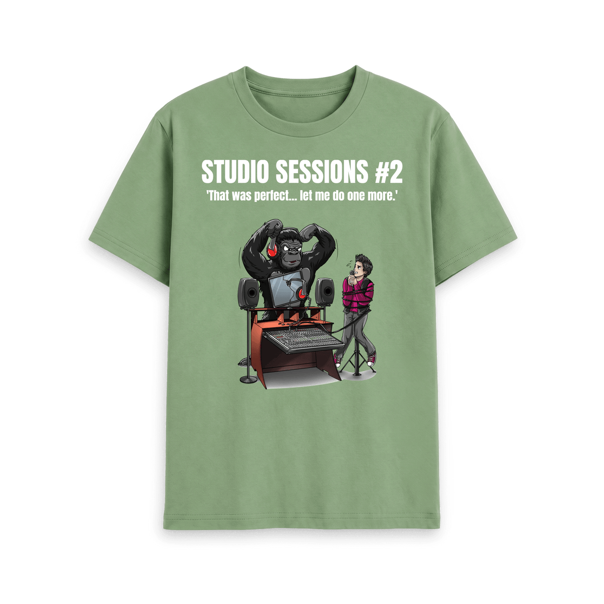 Sage Printed T-shirt Front