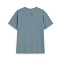 Stone Blue Printed T-shirt Back