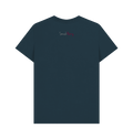 Denim Blue Printed T-shirt Back