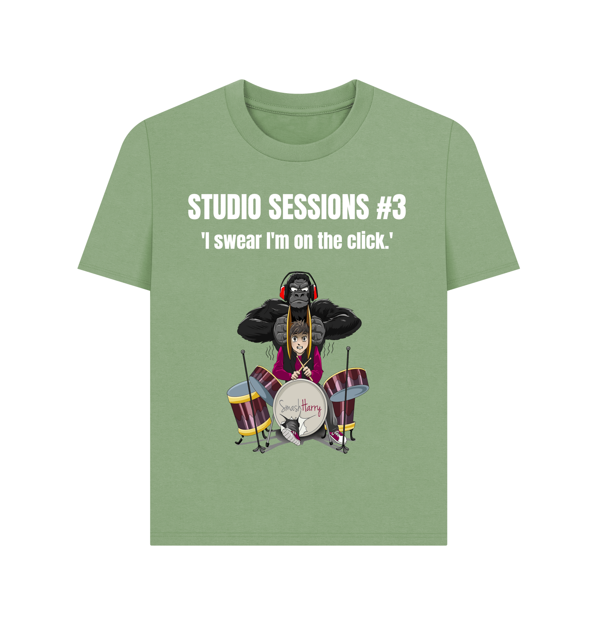 Sage Printed T-shirt Front