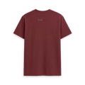 Red Wine Printed T-shirt Back