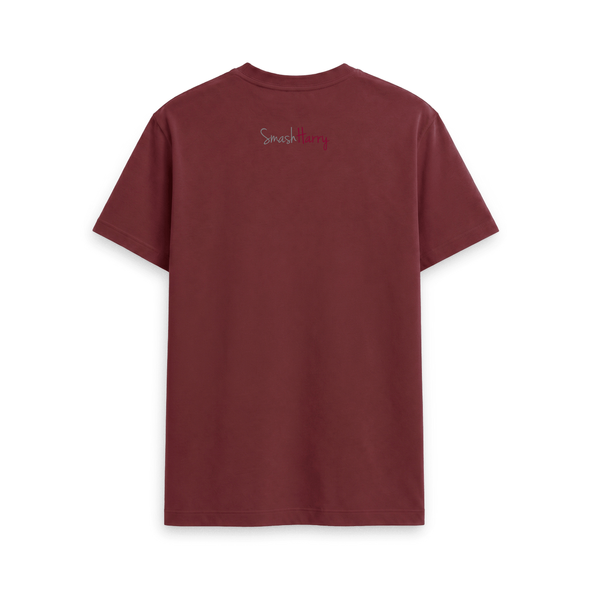 Red Wine Printed T-shirt Back