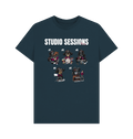 Denim Blue Printed T-shirt Front