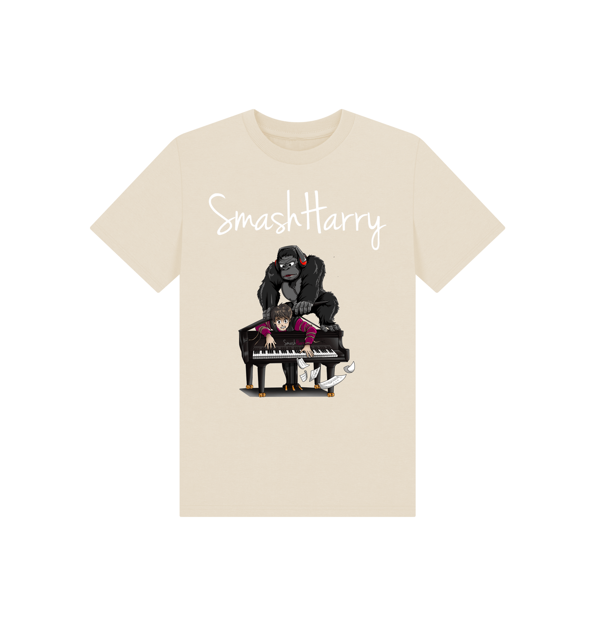Oat Printed Kids T-Shirt Front