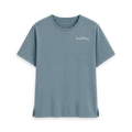 Stone Blue Printed T-shirt Front