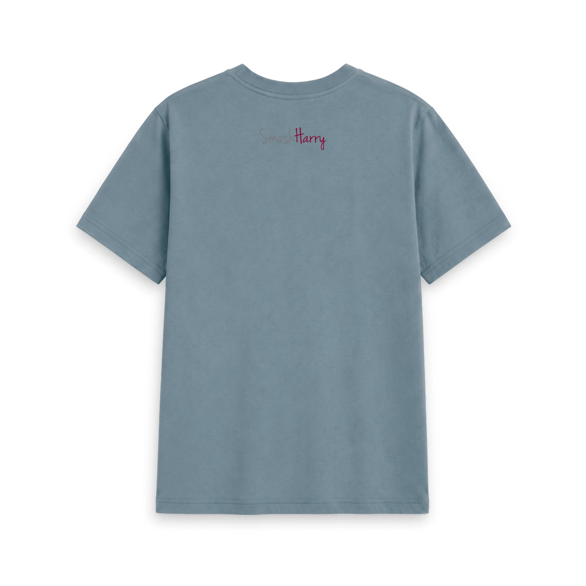 Stone Blue Printed T-shirt Back