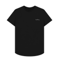 Black Printed T-shirt Front