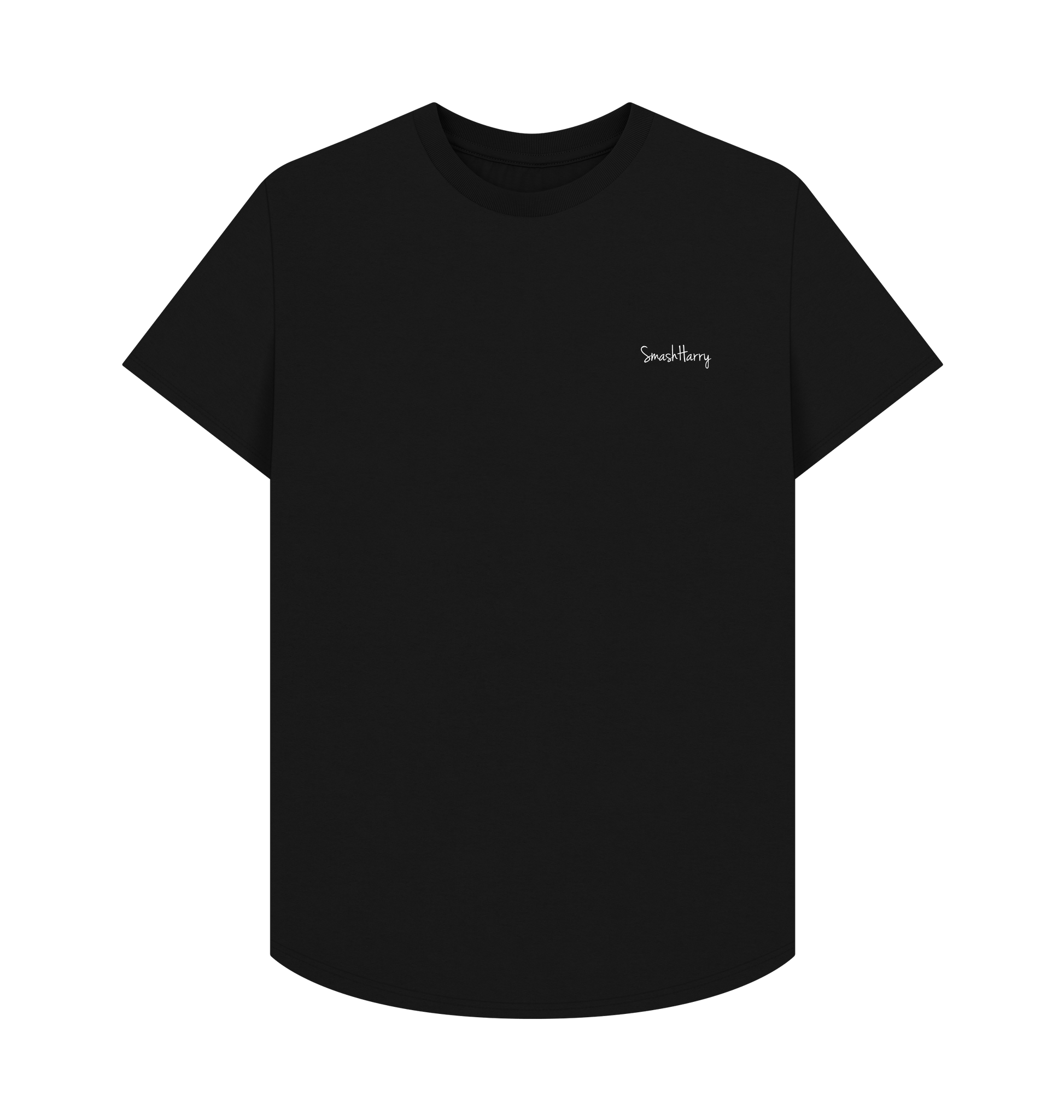 Black Printed T-shirt Front