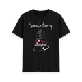 Black Printed T-shirt Front