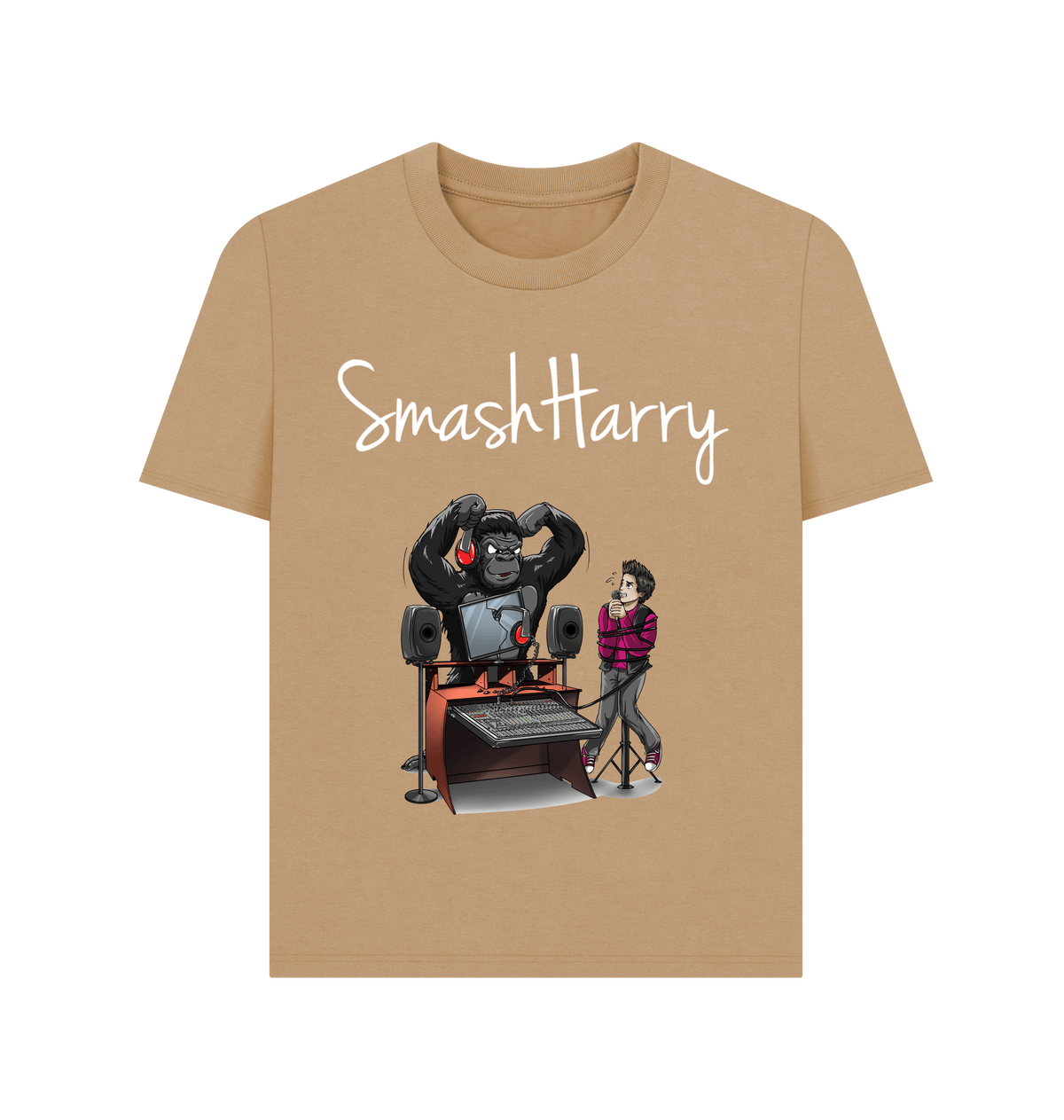 Sand Printed T-shirt Front