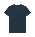 Denim Blue Printed T-shirt Back