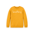 Mustard Printed Kids Jumper Front