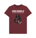 Red Wine Printed T-shirt Front