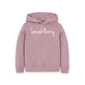 Mauve Printed Kids Hoodie Front