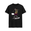 Black Printed T-shirt Front