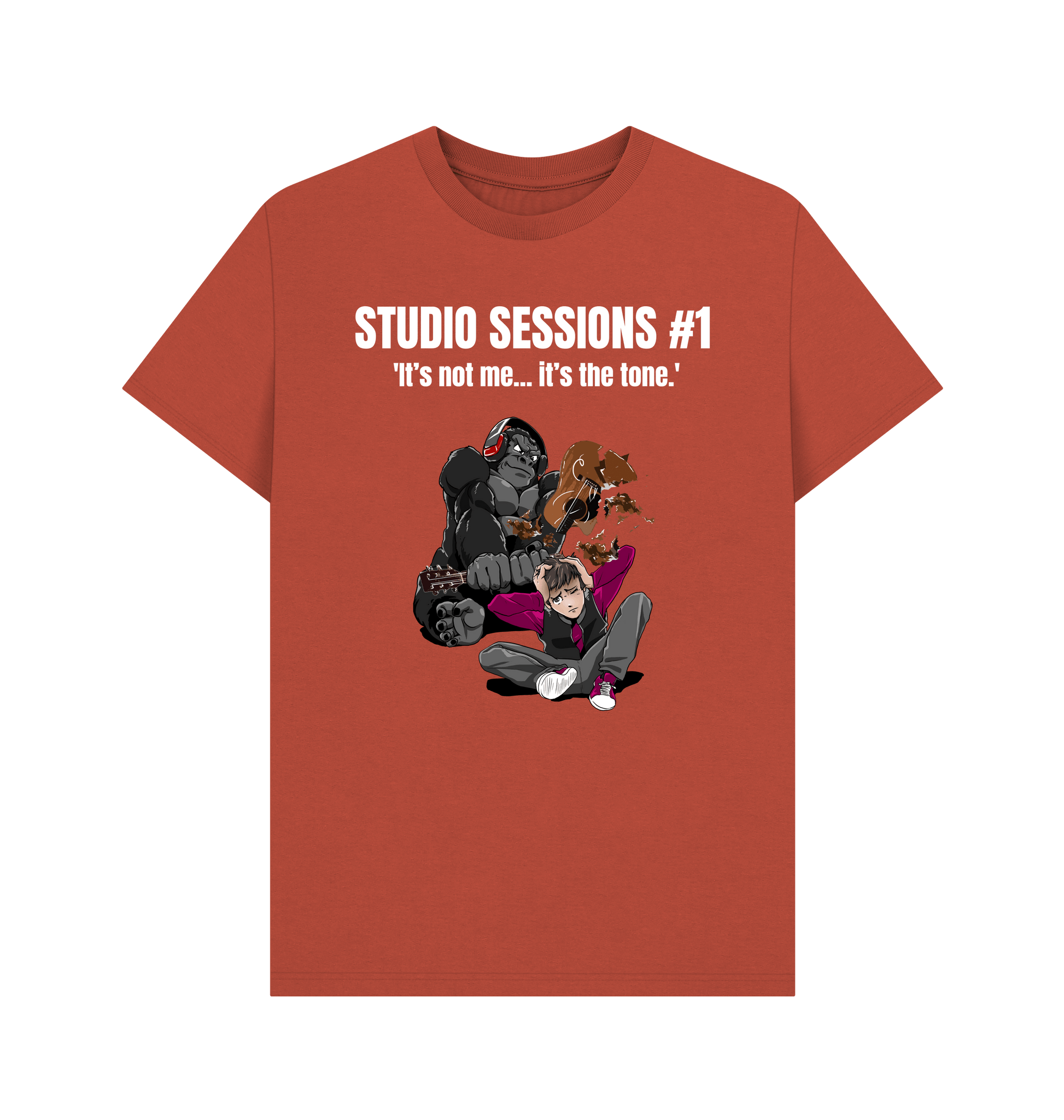 Rust Printed T-shirt Front