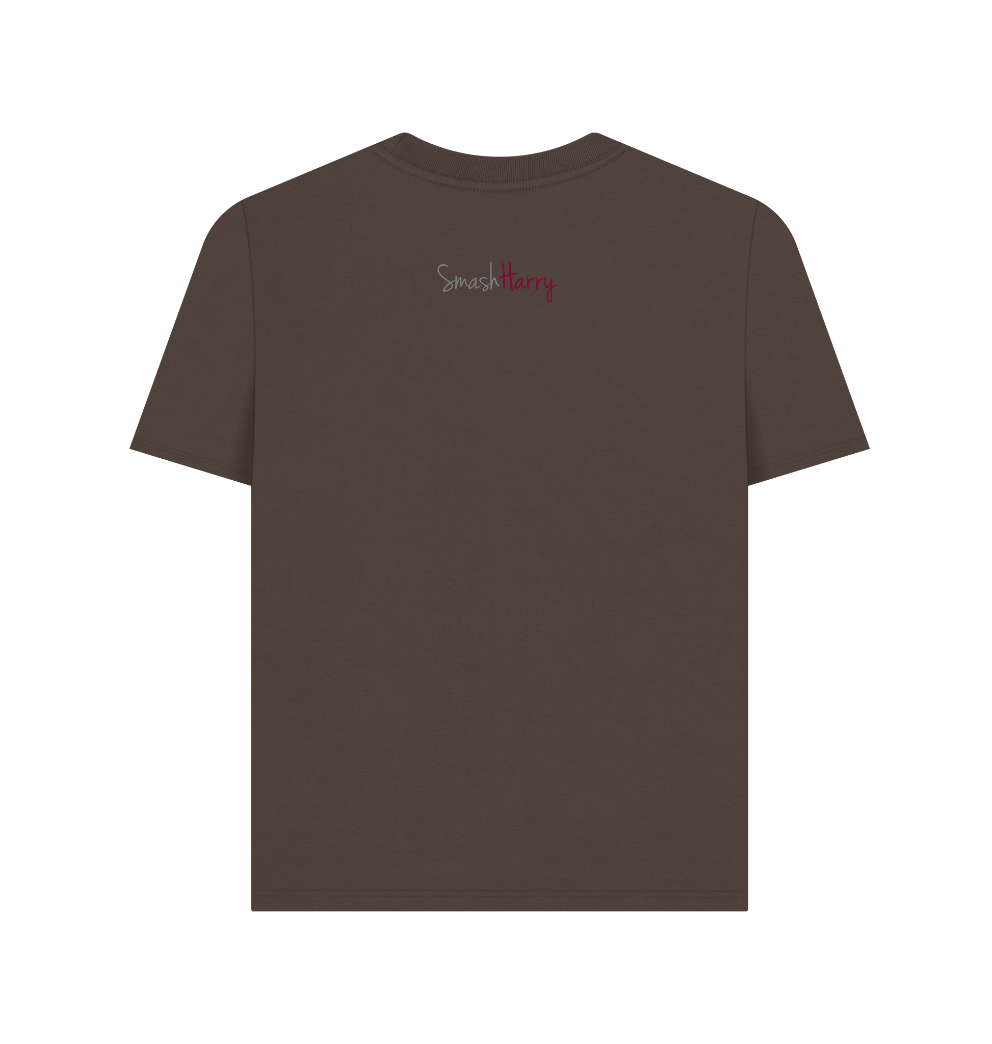 Chocolate Printed T-shirt Back