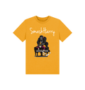 Mustard Printed Kids T-Shirt Front