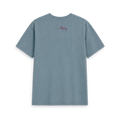 Stone Blue Printed T-shirt Back