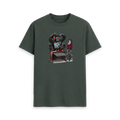 Dark Grey Printed T-shirt Front