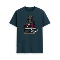 Denim Blue Printed T-shirt Front