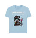 Milky Blue Printed T-shirt Front