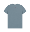 Stone Blue Printed T-shirt Back