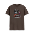 Chocolate Printed T-shirt Front