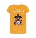 Mustard Printed T-shirt Front