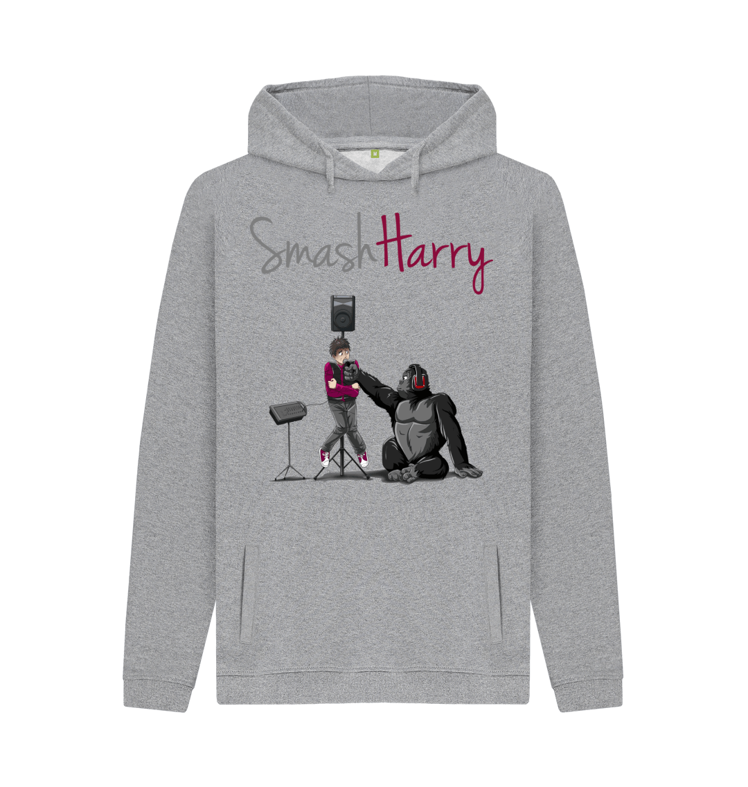 Light Heather Printed Hoody Front