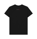 Black Printed T-shirt Back