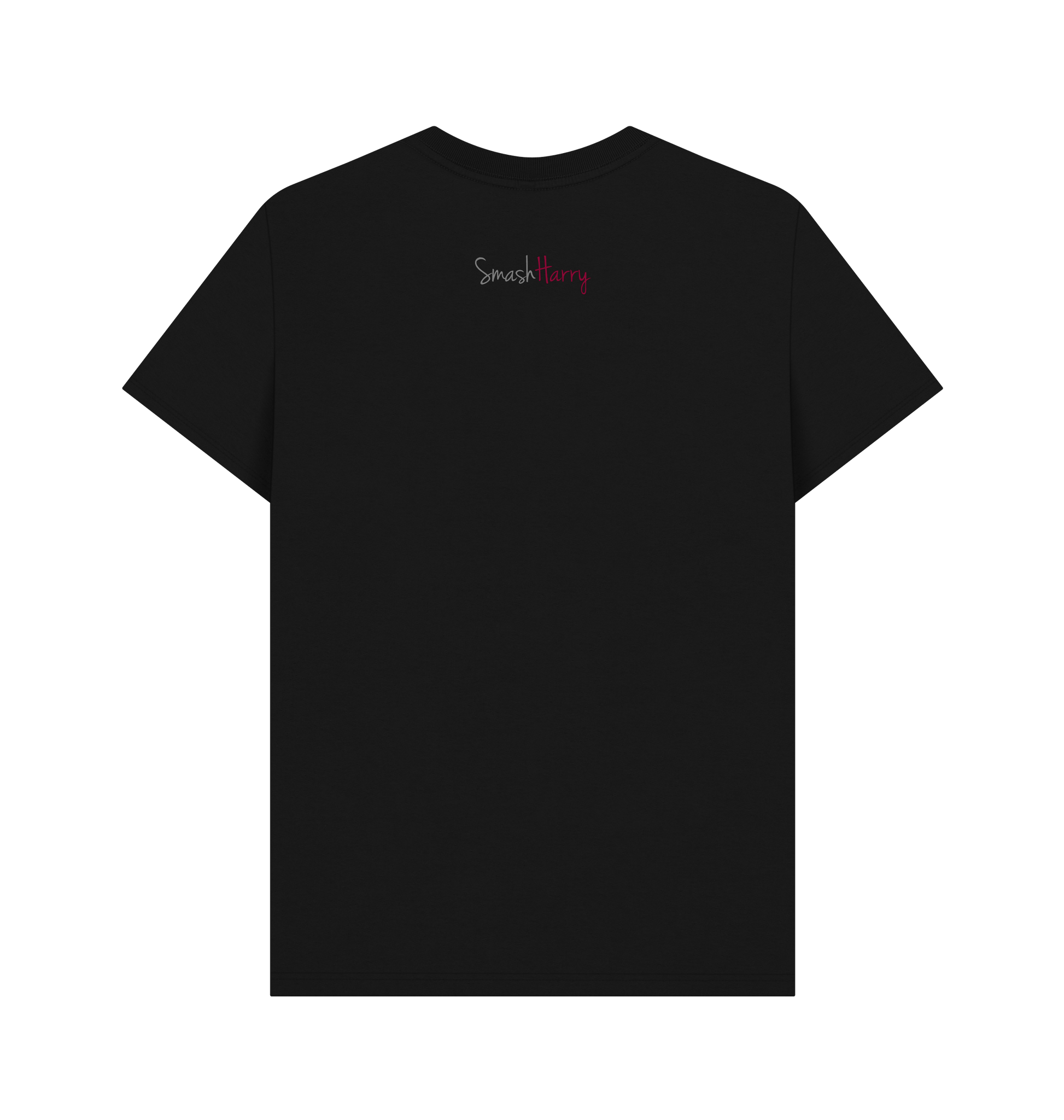 Black Printed T-shirt Back