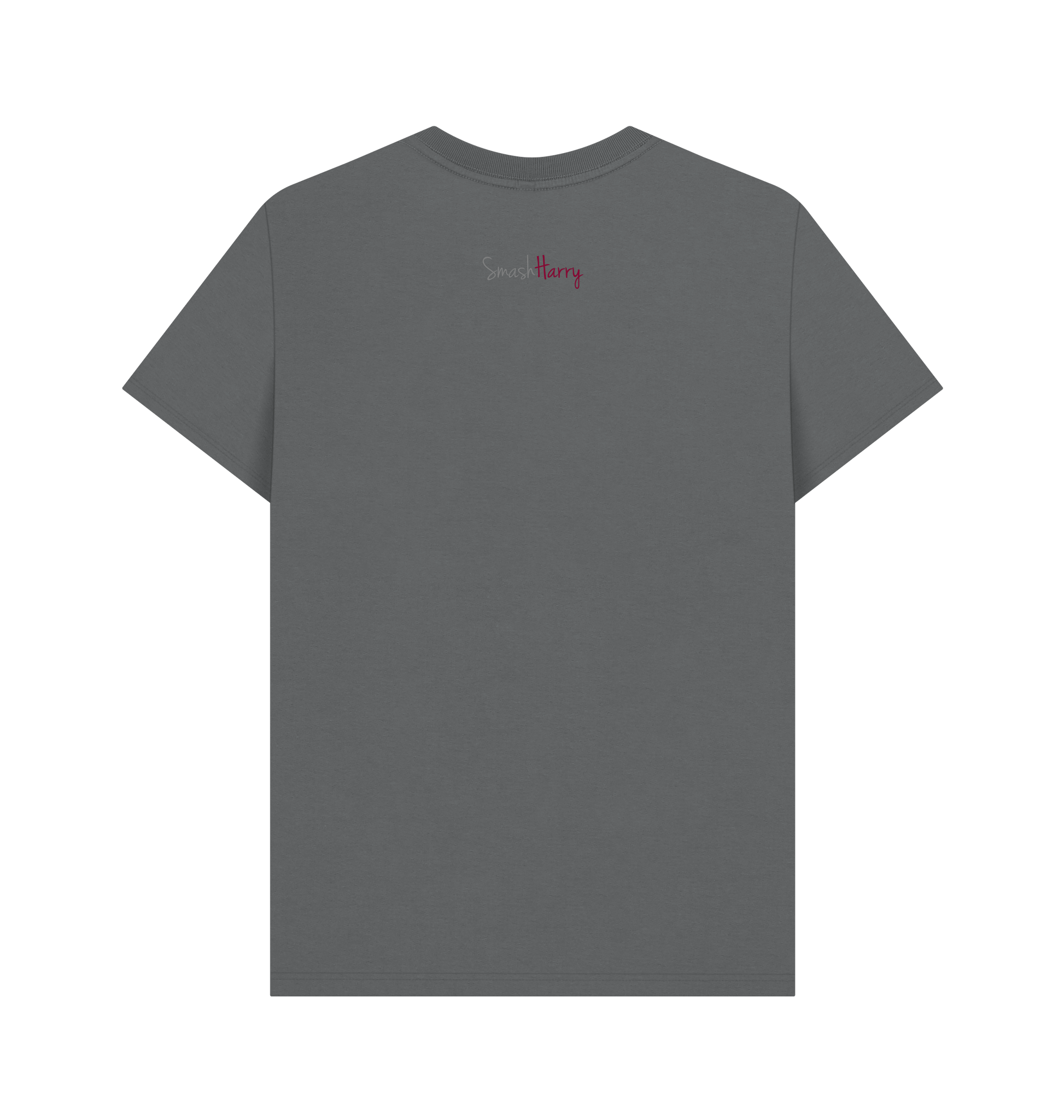 Slate Grey Printed T-shirt Back