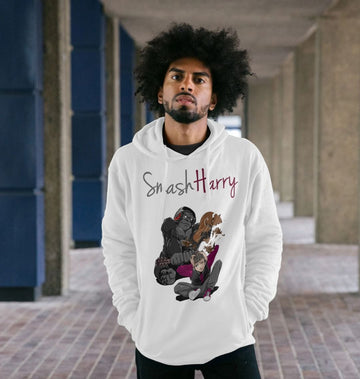SmashHarry Men's Organic Pullover Hoodie | Guitar