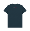 Denim Blue Printed T-shirt Back