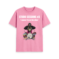 Rose Pink Printed T-shirt Front