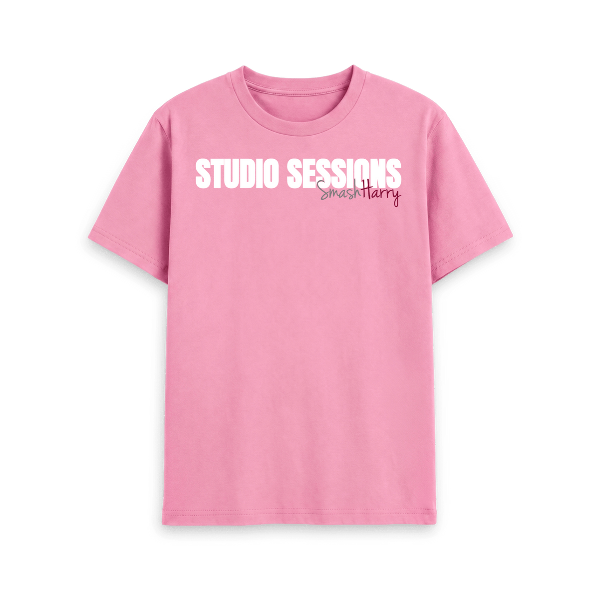 Rose Pink Printed T-shirt Front