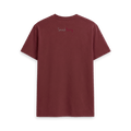 Red Wine Printed T-shirt Back
