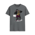 Slate Grey Printed T-shirt Front