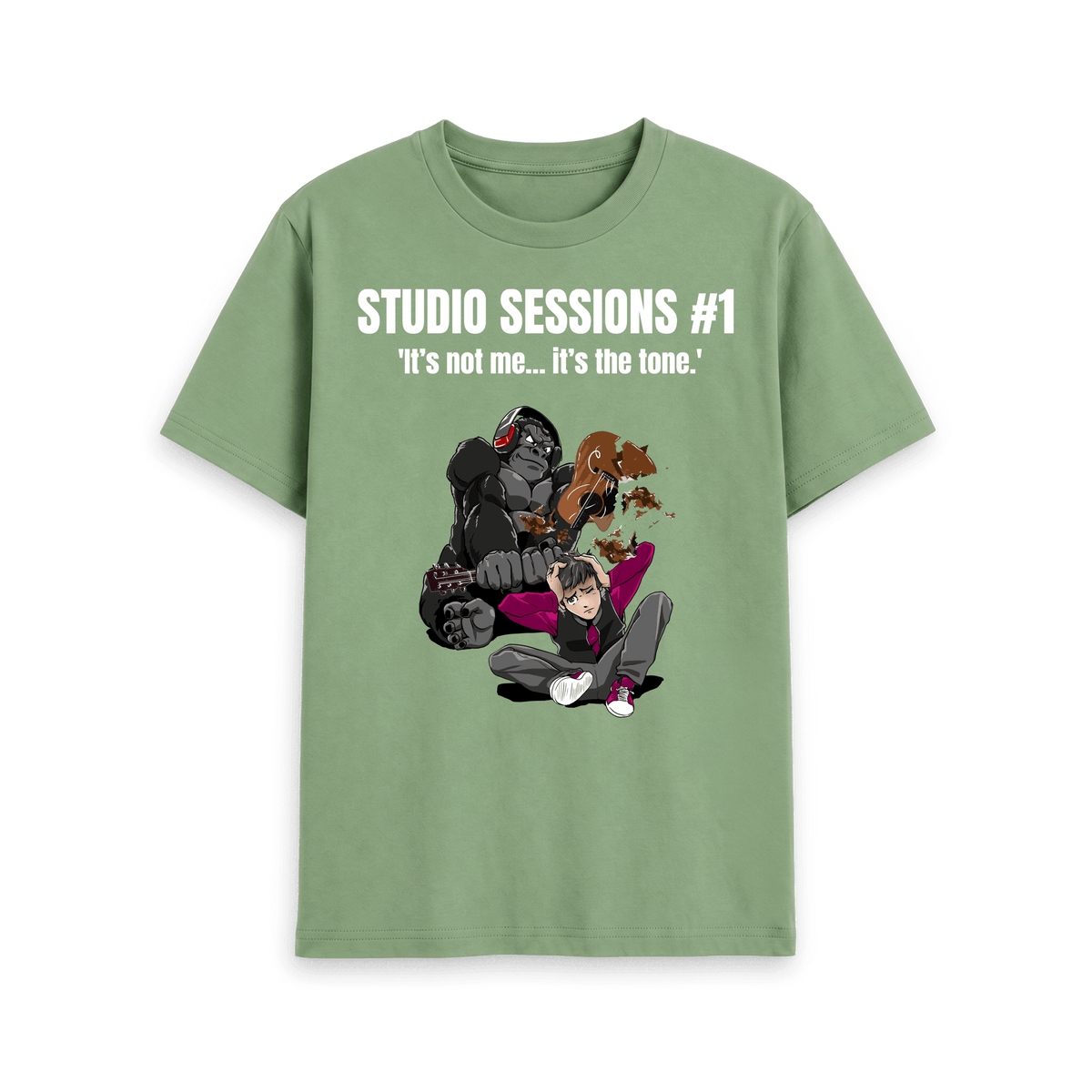 Sage Printed T-shirt Front