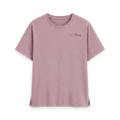 Mauve Printed T-shirt Front