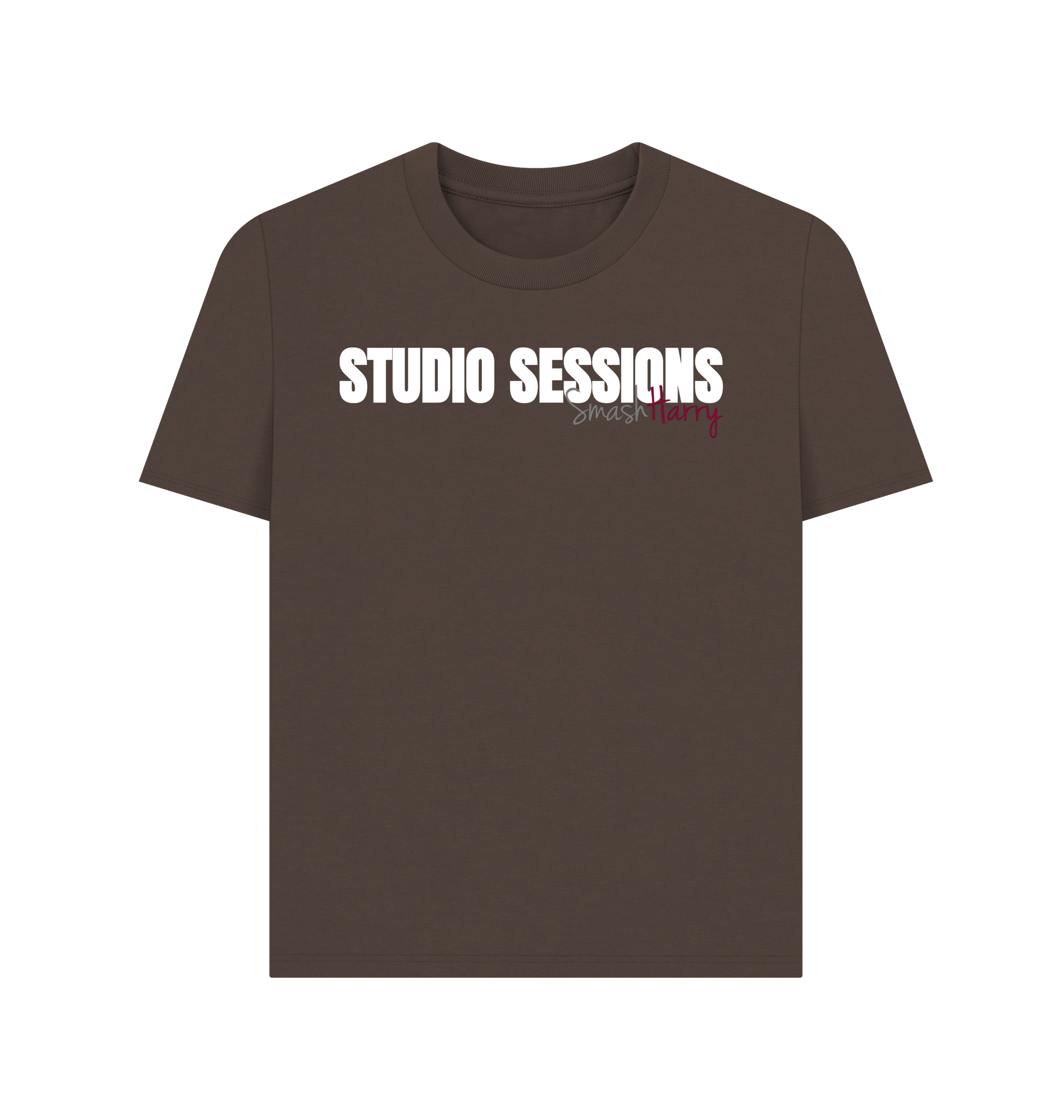 Chocolate Printed T-shirt Front