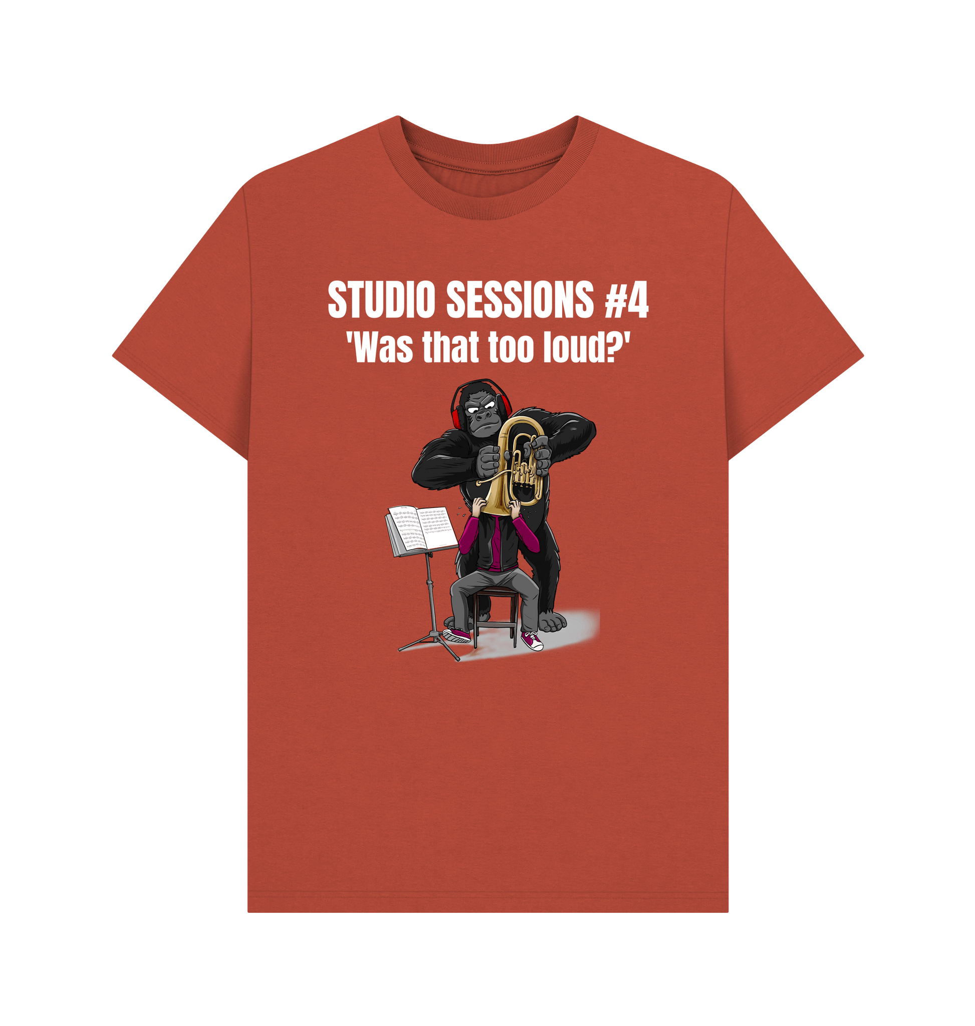 Rust Printed T-shirt Front