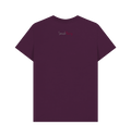 Purple Printed T-shirt Back