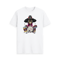 White Printed T-shirt Front
